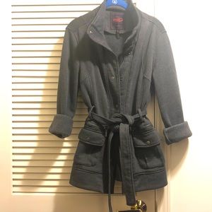Gray Belted Yoki Jacket